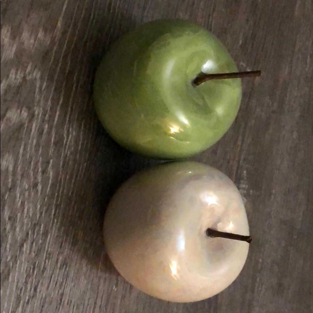 Glass Apple decoration.